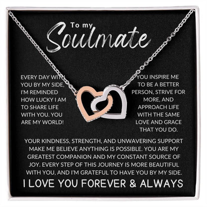 Soulmate Interlocking Hearts Necklace