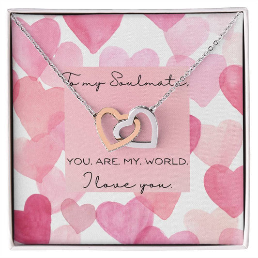 Soulmate Interlocking Hearts Necklace