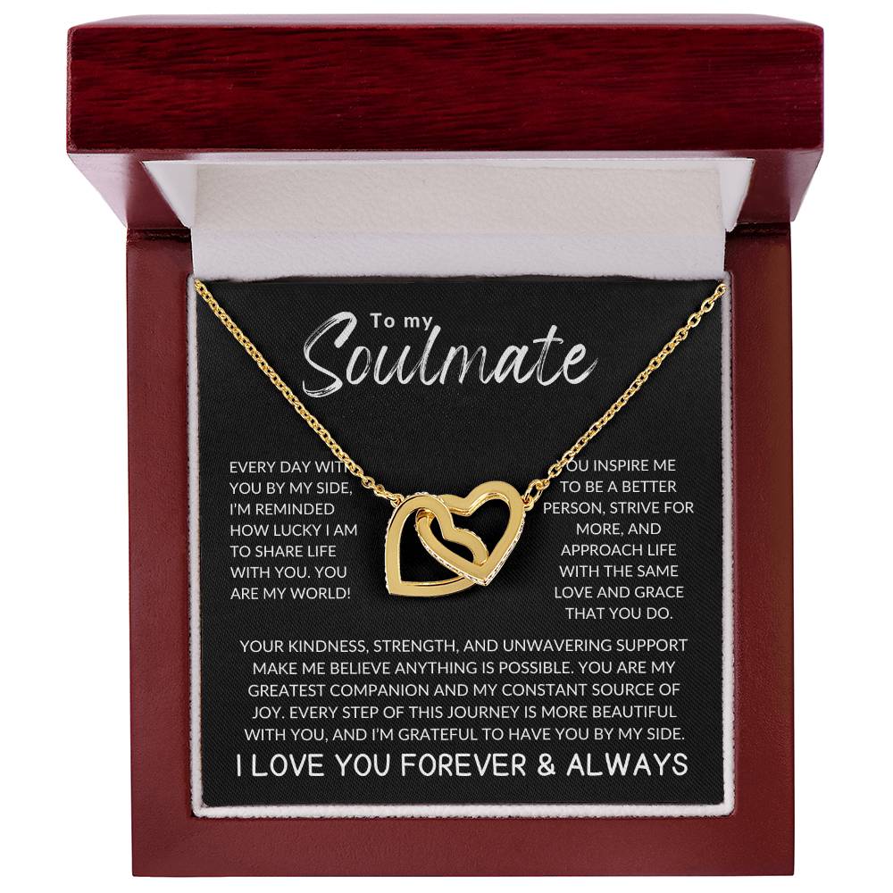 Soulmate Interlocking Hearts Necklace