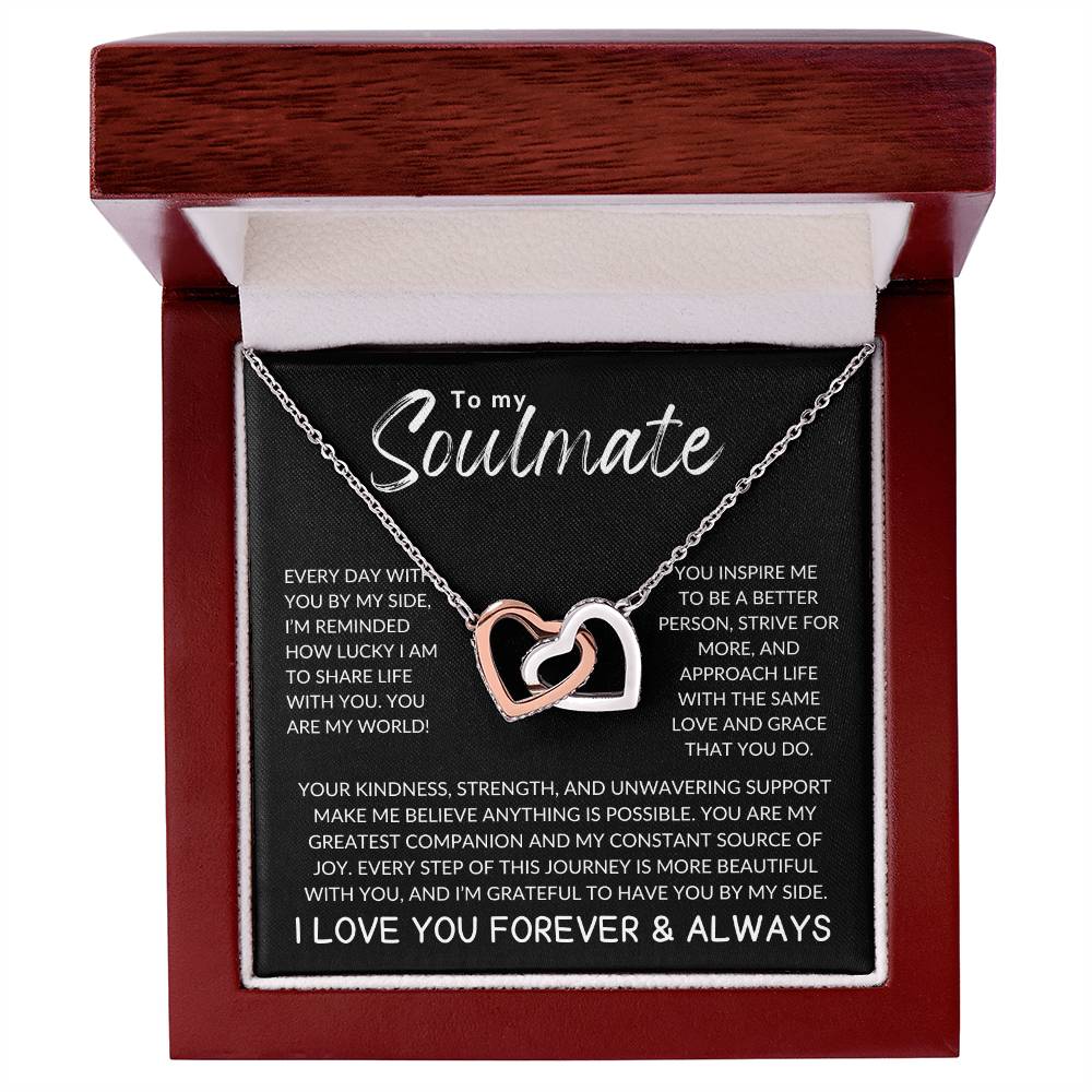 Soulmate Interlocking Hearts Necklace