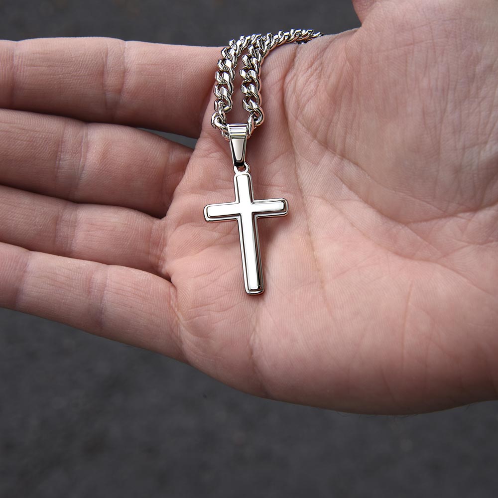 To Our Son Cross Necklace