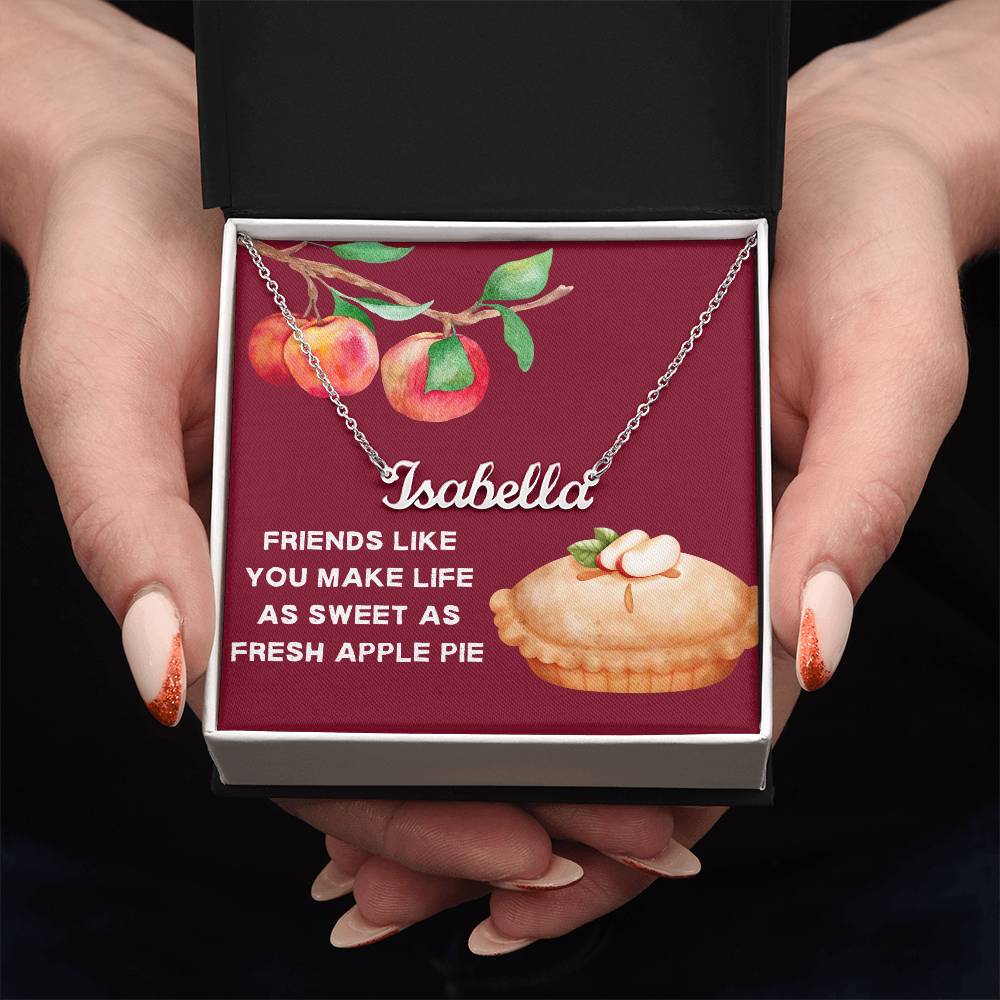 Sweet Friendship Name Necklace