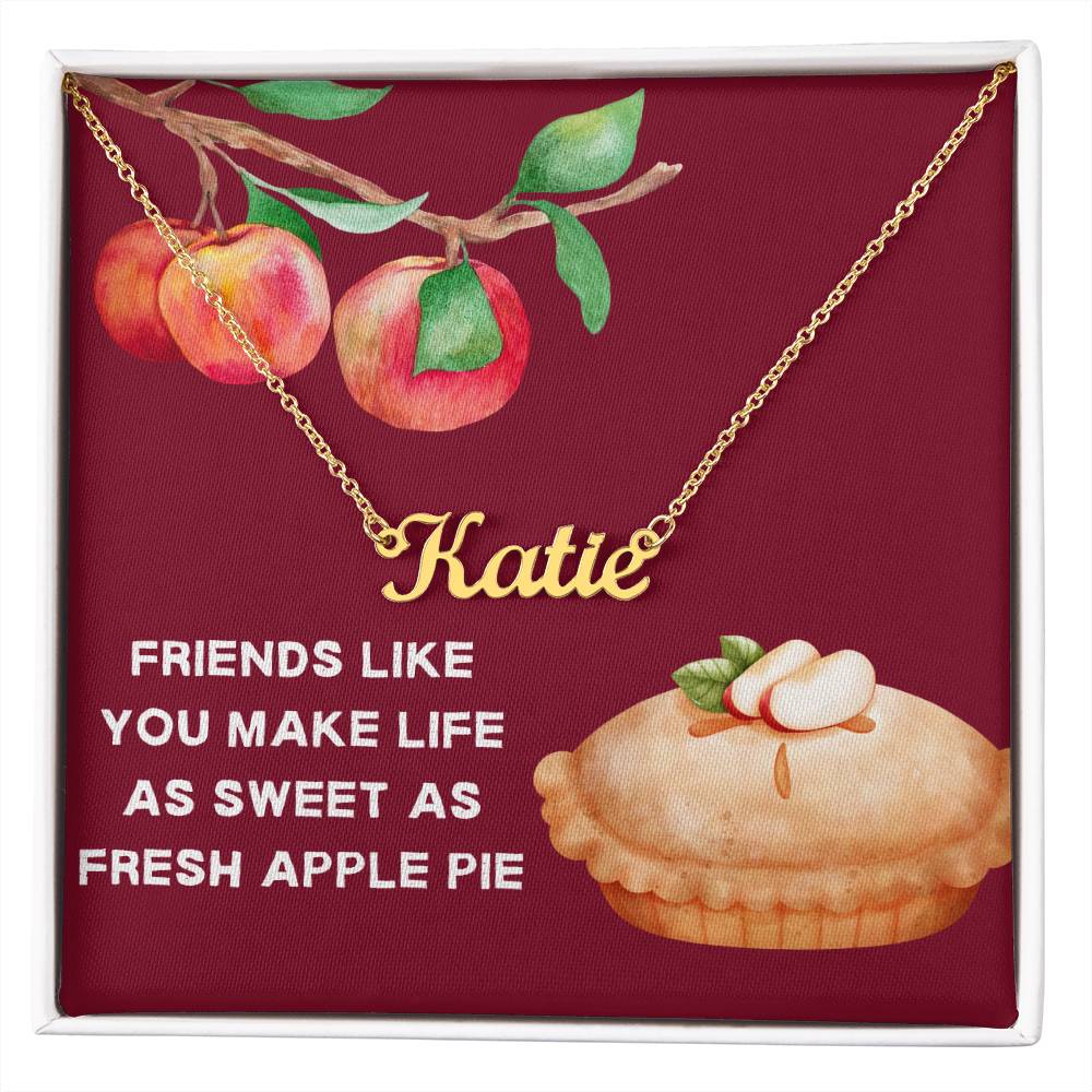 Sweet Friendship Name Necklace