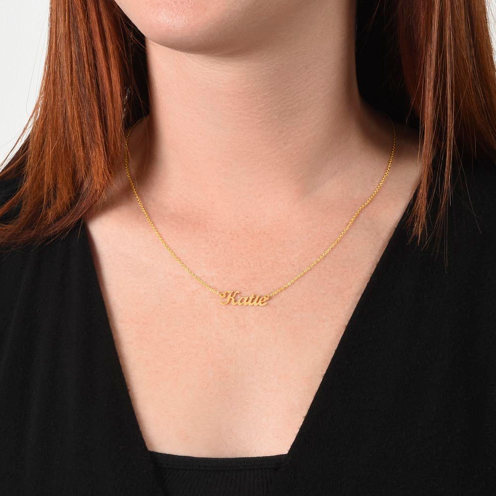 Amazing Wife Name Necklace