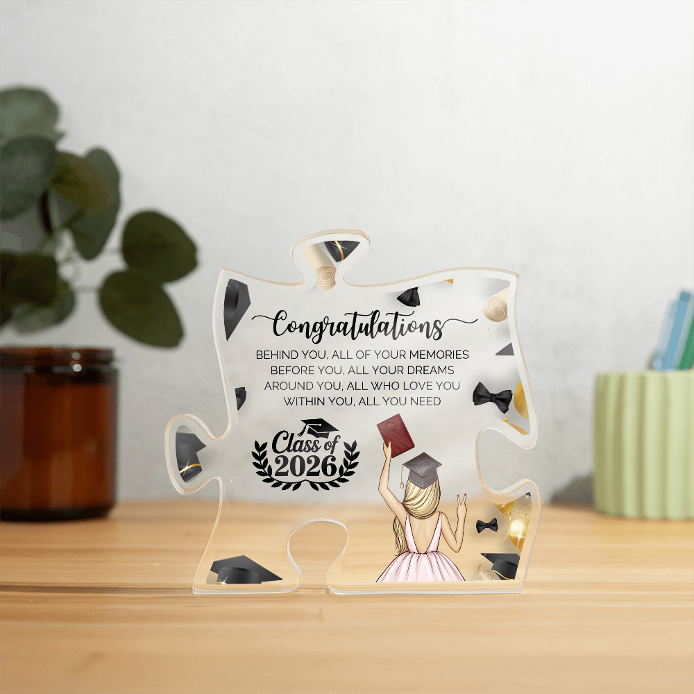 Graduation 2026 Acrylic Puzzle Plaque