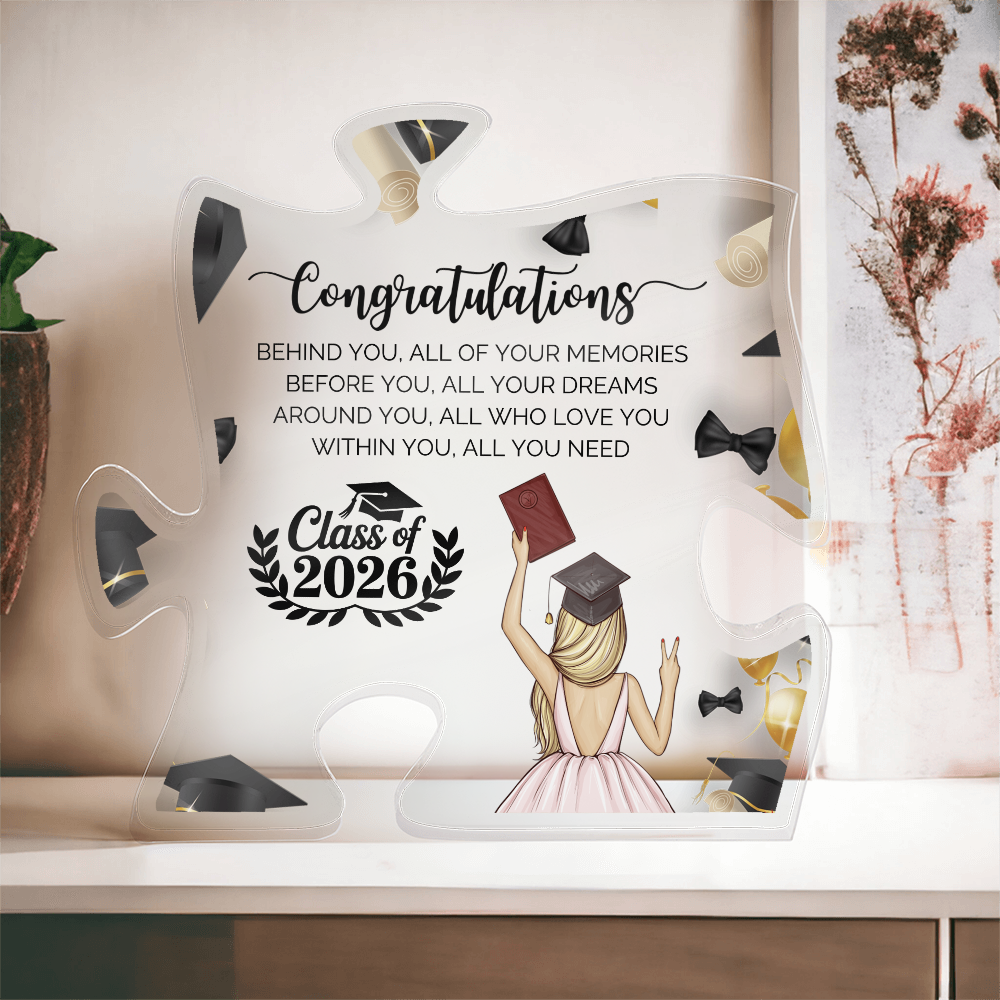 Graduation 2026 Acrylic Puzzle Plaque