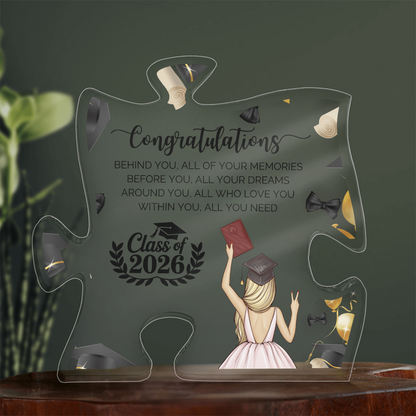 Graduation 2026 Acrylic Puzzle Plaque