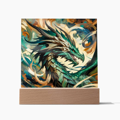 DnD Dragon Acrylic Plaque