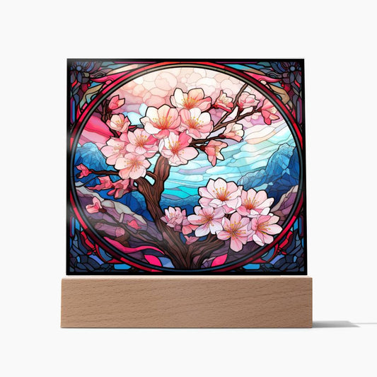 Cherry Blossom Tree Plaque