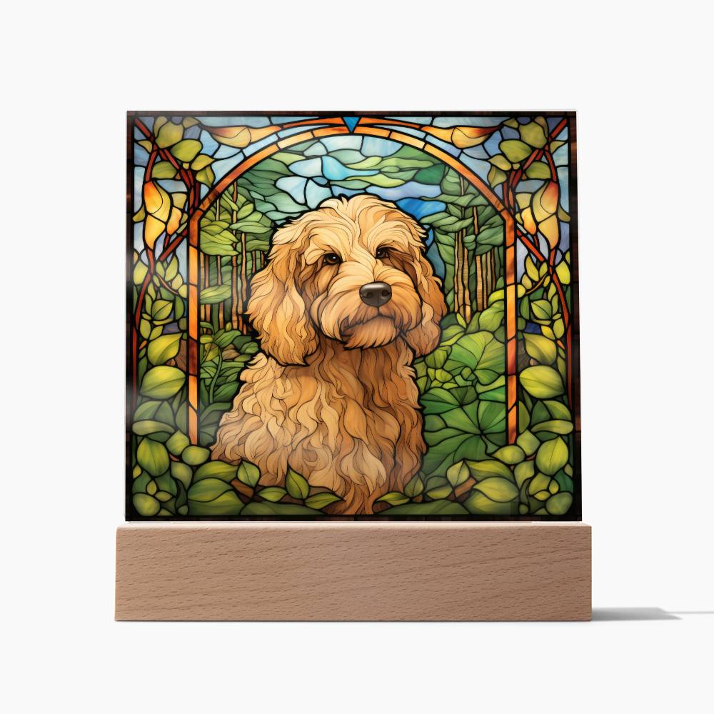 Goldendoodle Acrylic Plaque