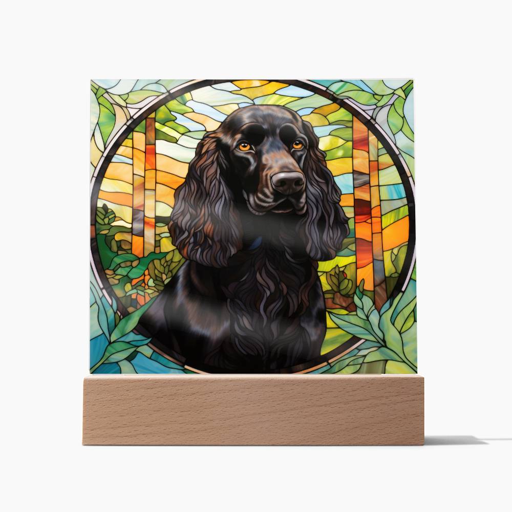 Black Cocker Spaniel Plaque