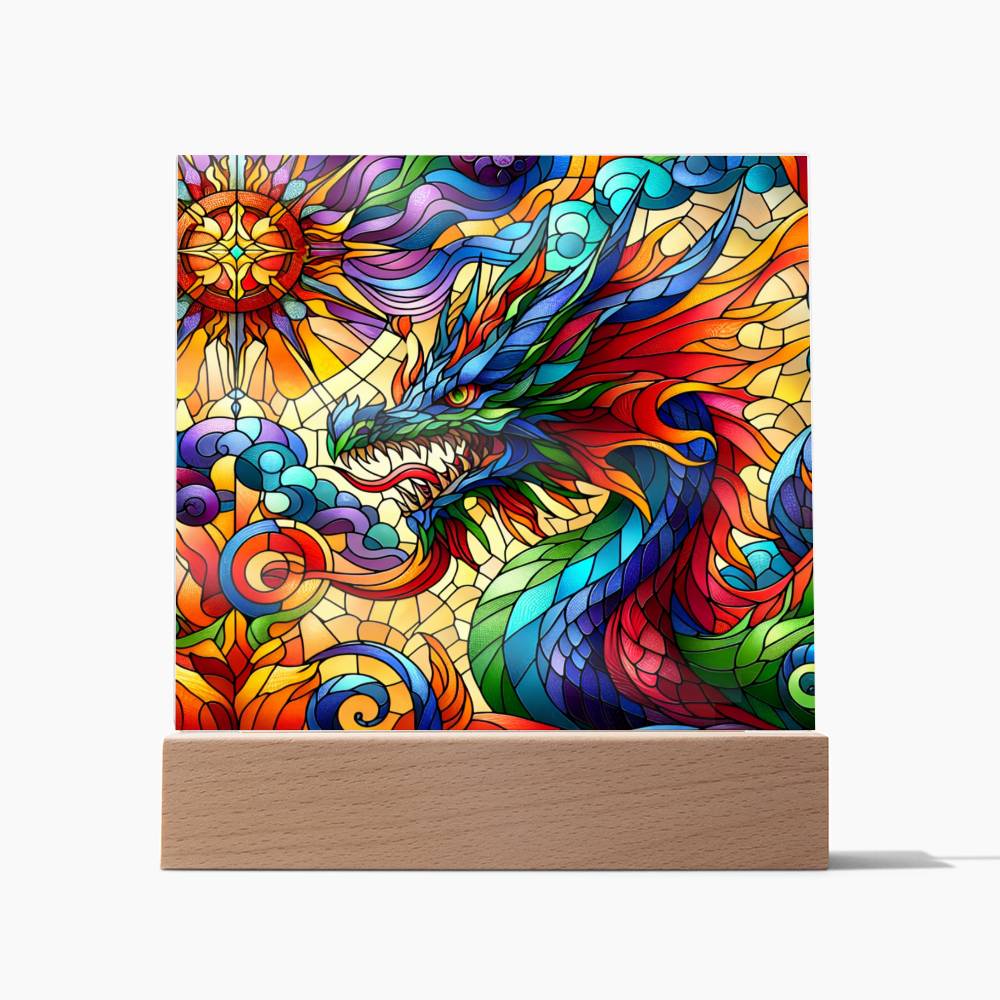 The Year of the Dragon Acrylic Plaque