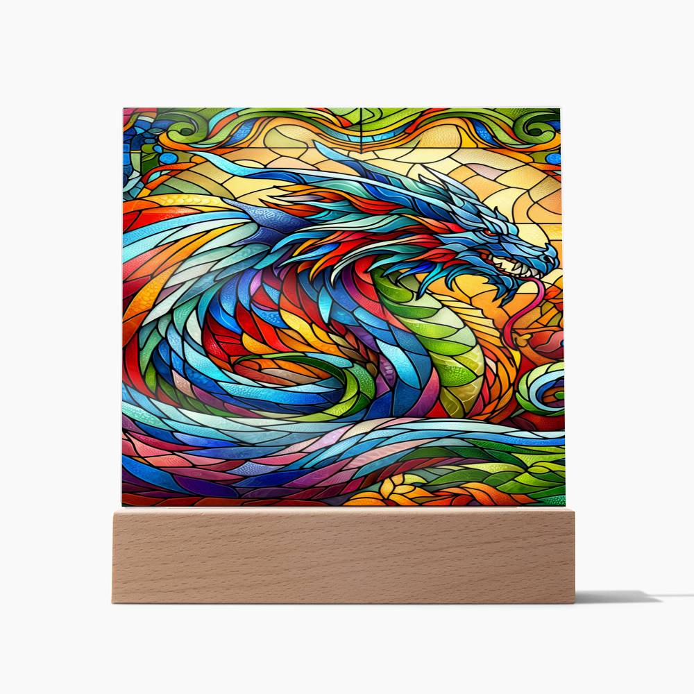 D&D Dragon Acrylic Plaque