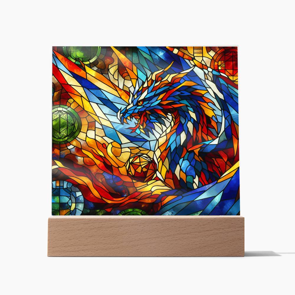 Dice Game Dragon Acrylic Plaque