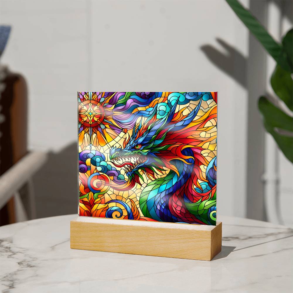 The Year of the Dragon Acrylic Plaque