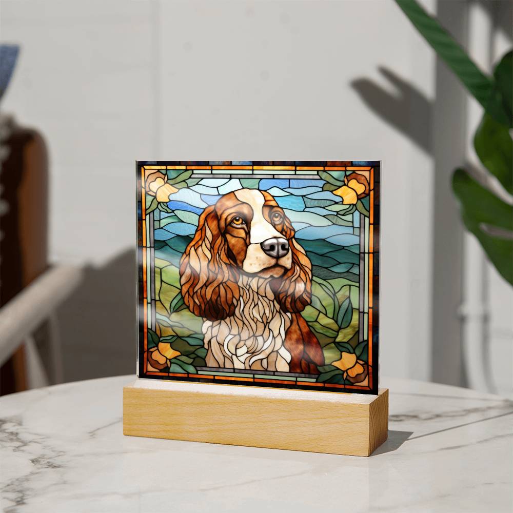 English Cocker Spaniel Plaque