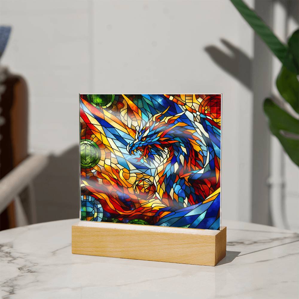 Dice Game Dragon Acrylic Plaque