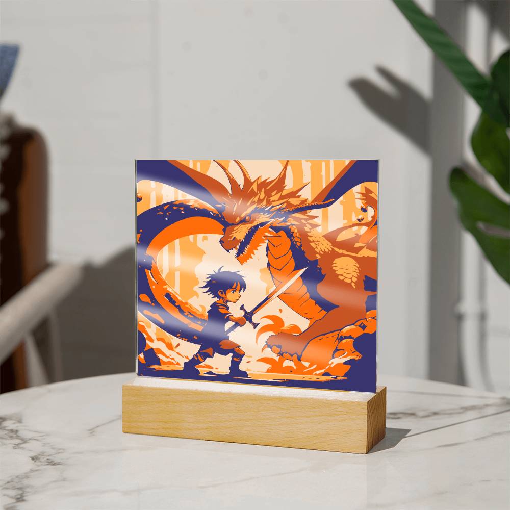 Dragon DnD Acrylic Plaque