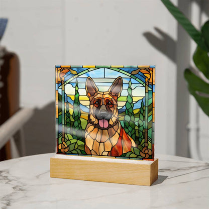 German Shepherd Acrylic Plaque