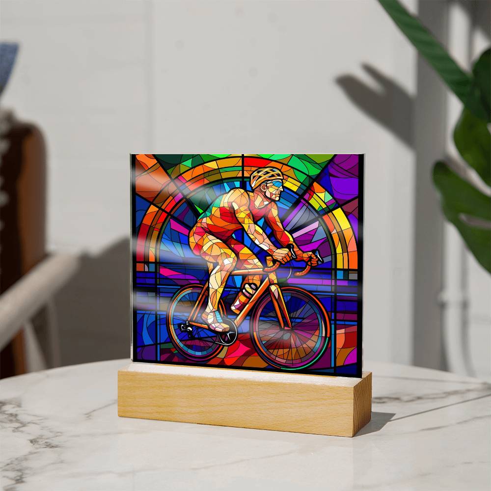 Bike Rider Plaque