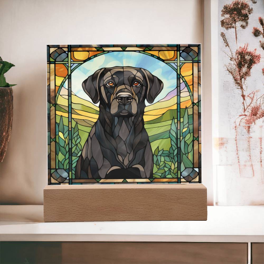 Black Lab Retriever Plaque