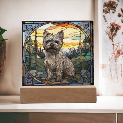 Cairn Terrier Square Acrylic Plaque