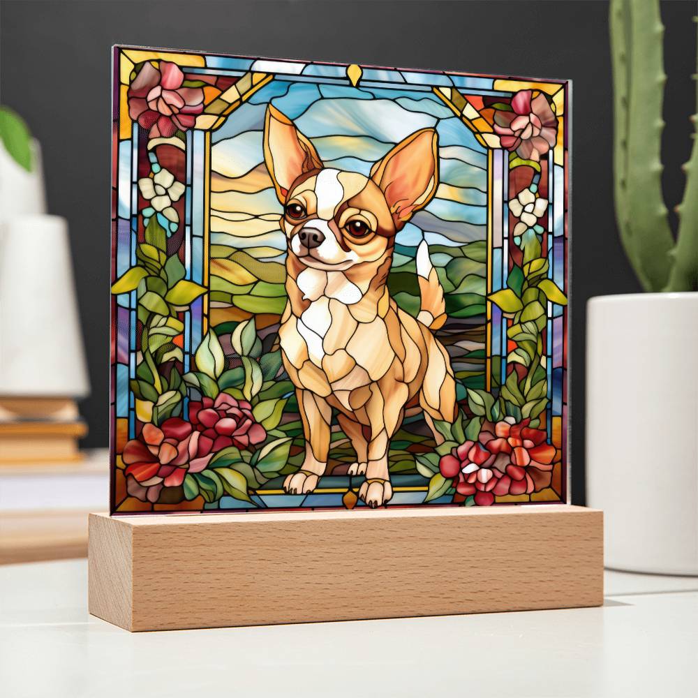 Chihuahua Dog Acrylic Plaque