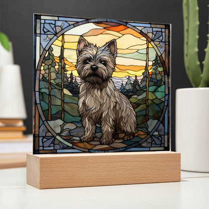 Cairn Terrier Square Acrylic Plaque