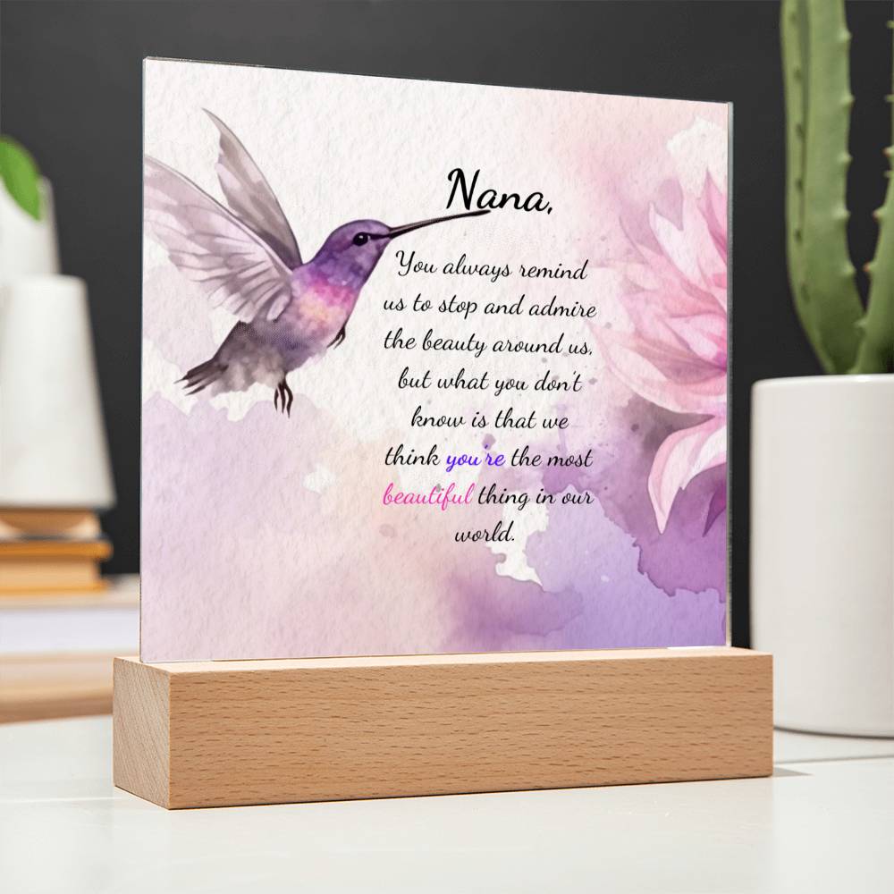 Nana Acrylic Plaque for Mother's Day, Birthday, Christmas Gift