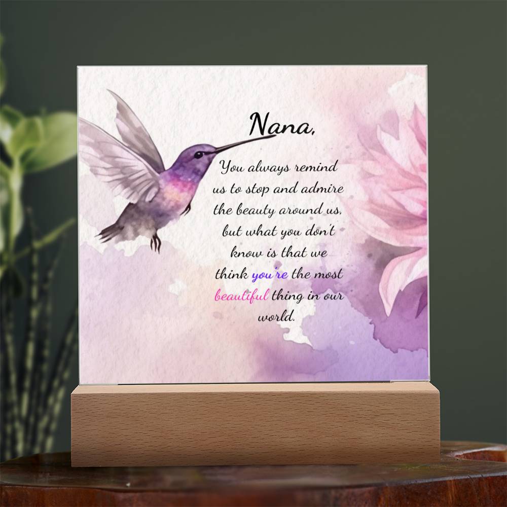 Nana Acrylic Plaque for Mother's Day, Birthday, Christmas Gift