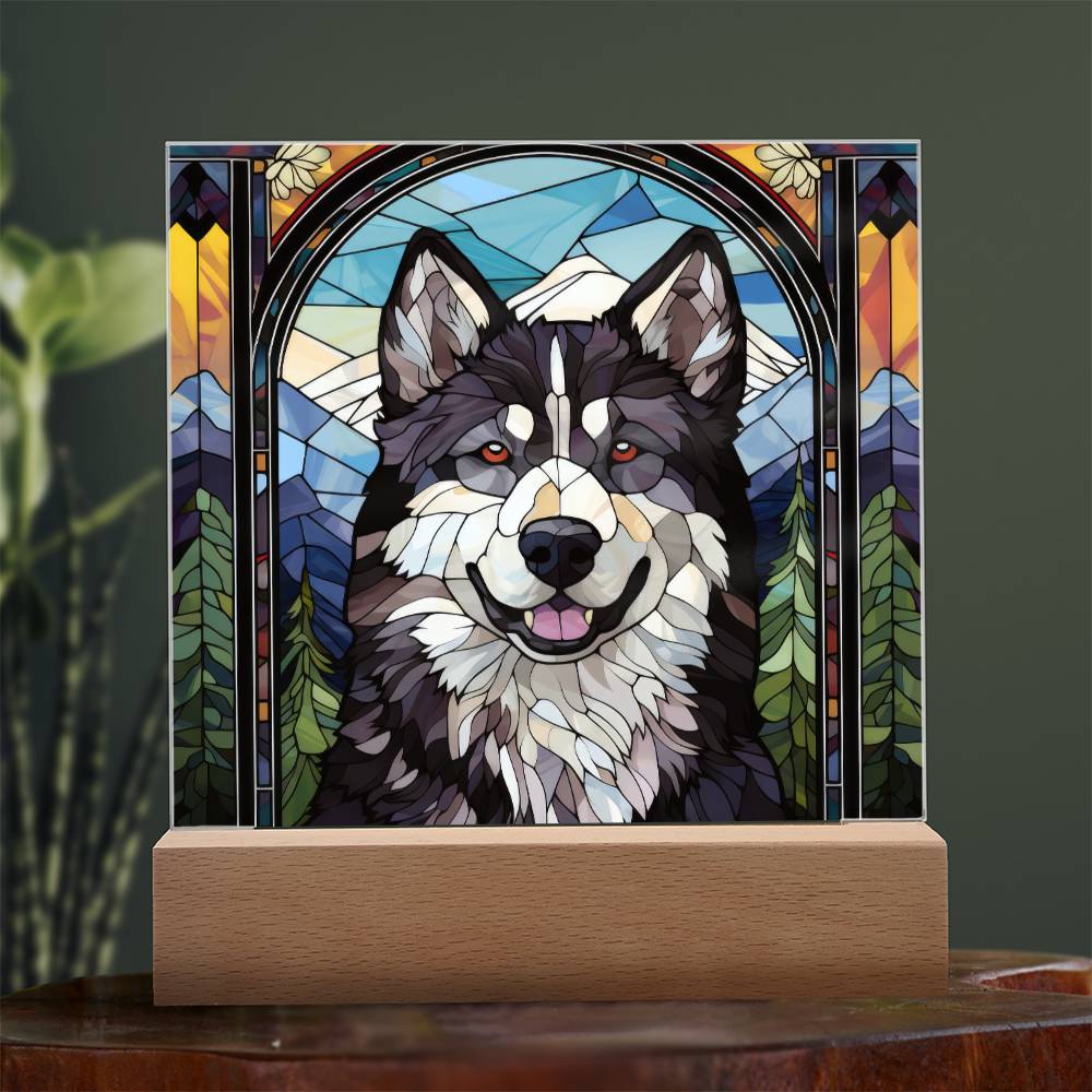 Alaskan Malamute Dog Plaque