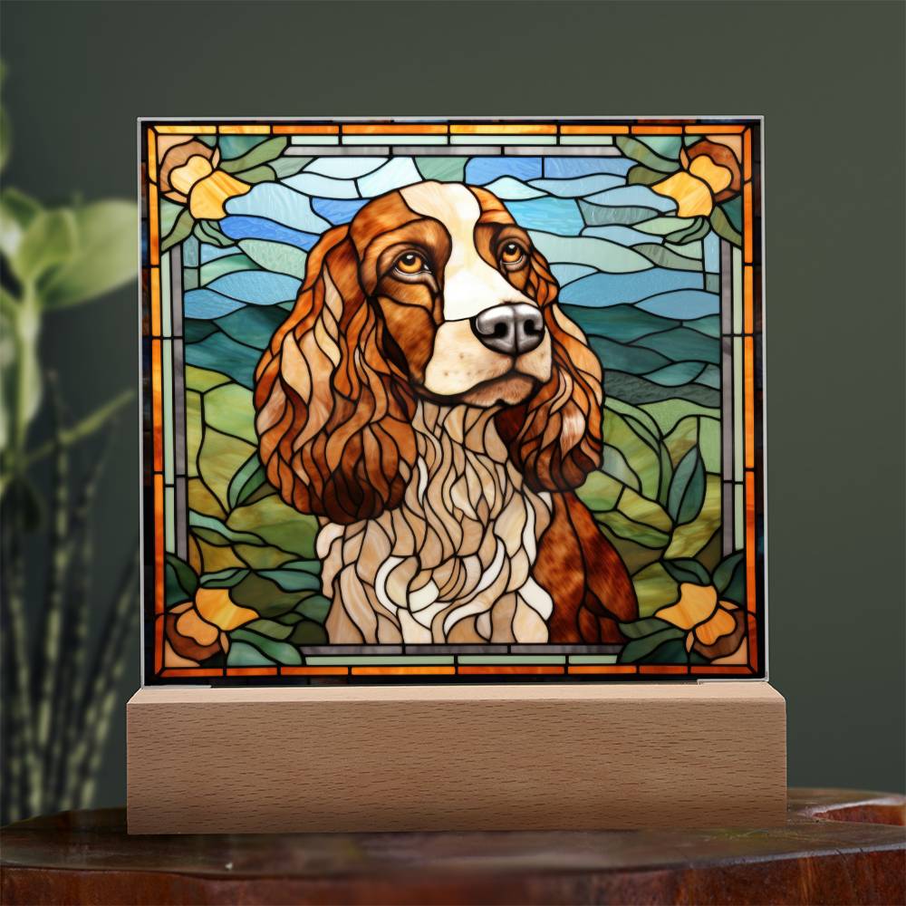 English Cocker Spaniel Plaque