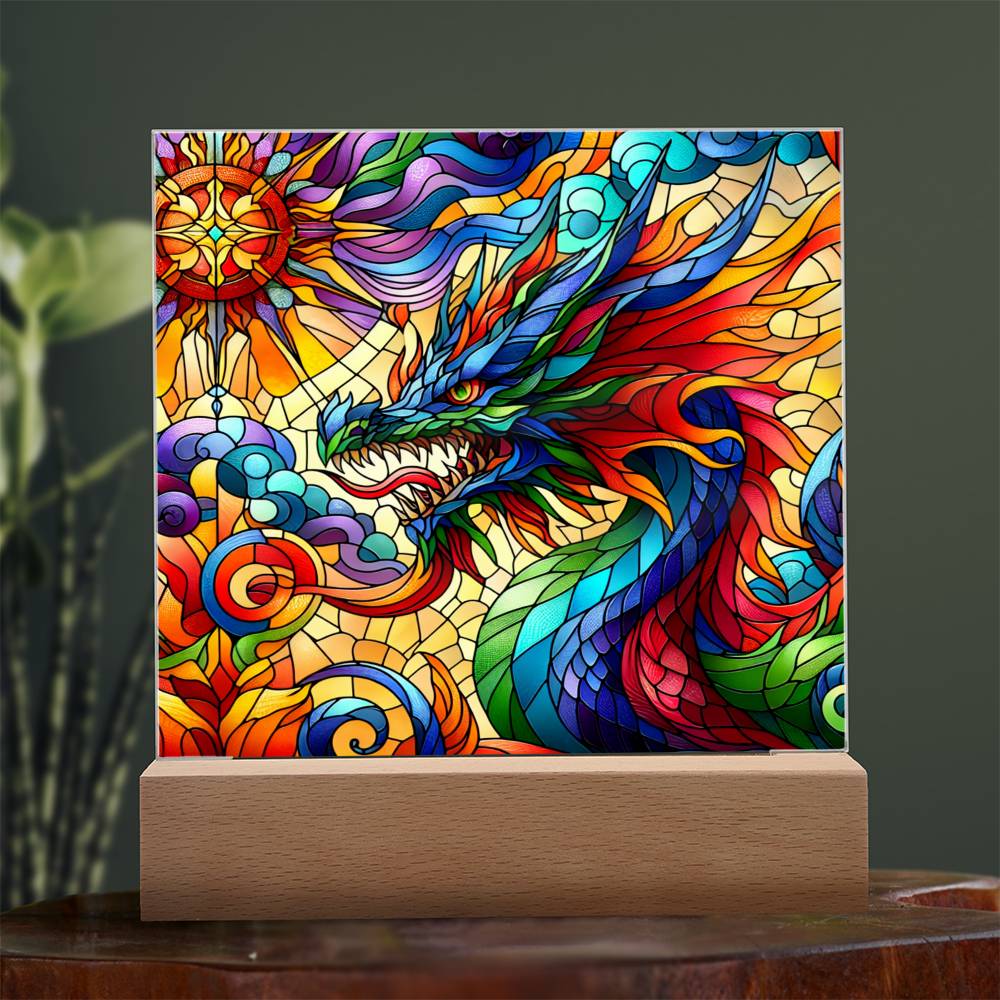 The Year of the Dragon Acrylic Plaque