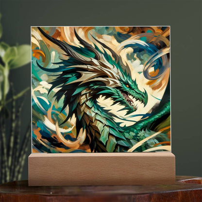 DnD Dragon Acrylic Plaque