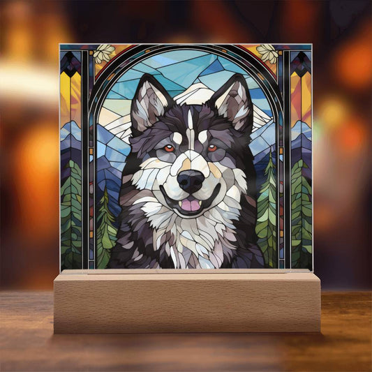 Alaskan Malamute Dog Plaque