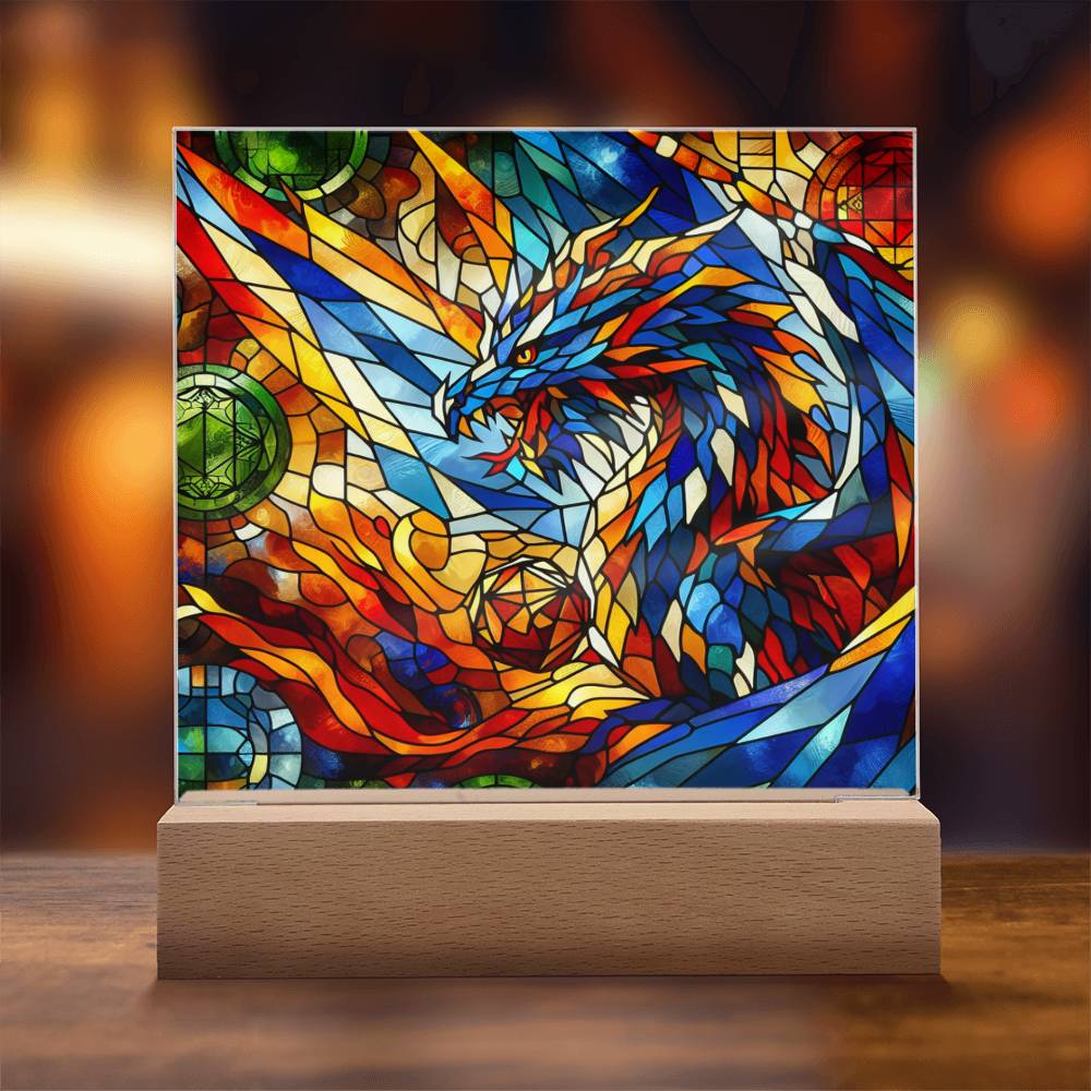 Dice Game Dragon Acrylic Plaque