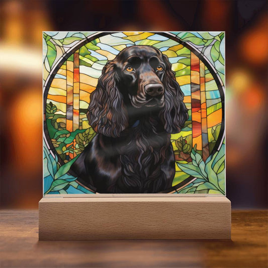 Black Cocker Spaniel Plaque