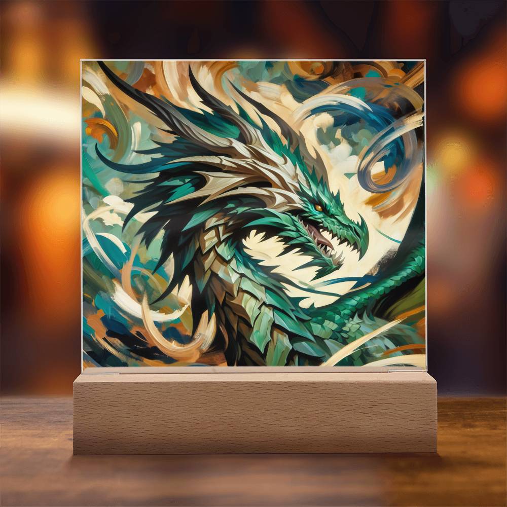 DnD Dragon Acrylic Plaque