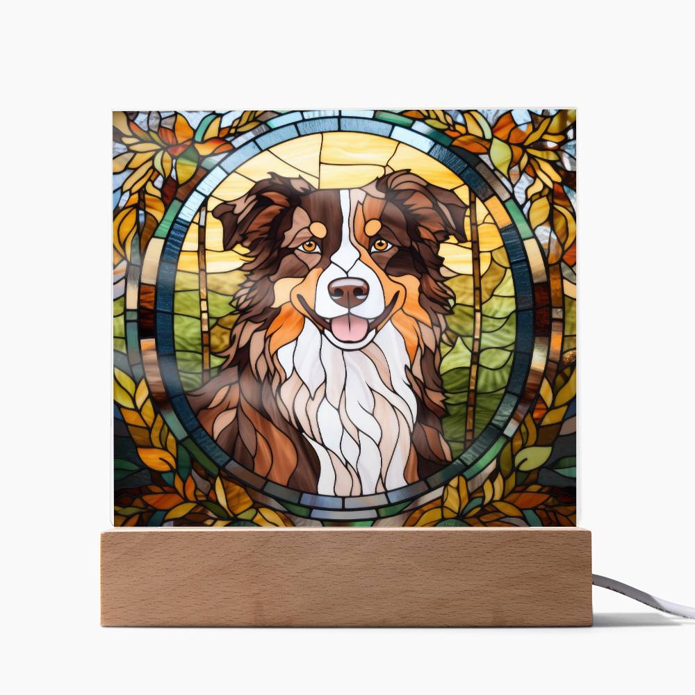 Acrylic Australian Shepherd Plaque