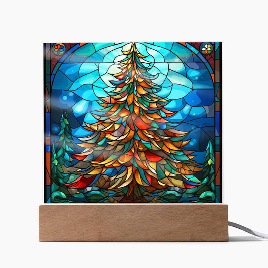 Christmas Tree Acrylic Plaque