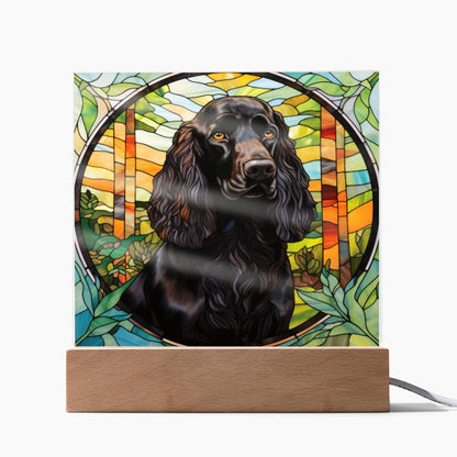 Black Cocker Spaniel Plaque