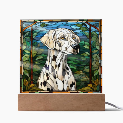 Dalmatian Square Acrylic Plaque