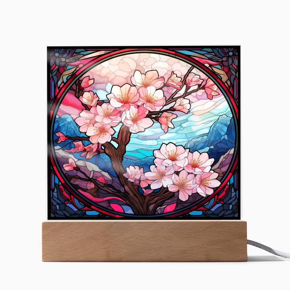 Cherry Blossom Tree Plaque