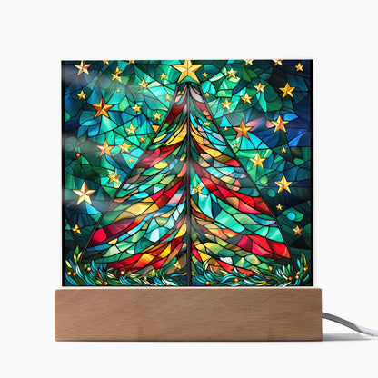 Christmas Tree Plaque Nightlight