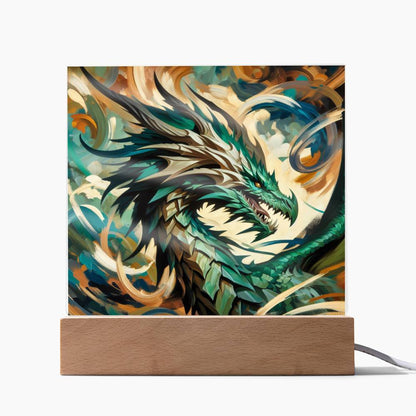 DnD Dragon Acrylic Plaque