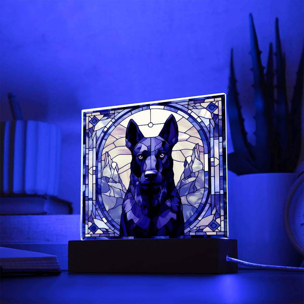 Black Belgian Shepherd Plaque