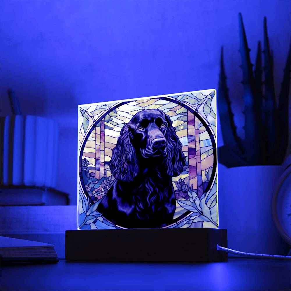 Black Cocker Spaniel Plaque