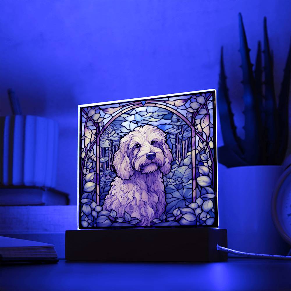 Goldendoodle Acrylic Plaque