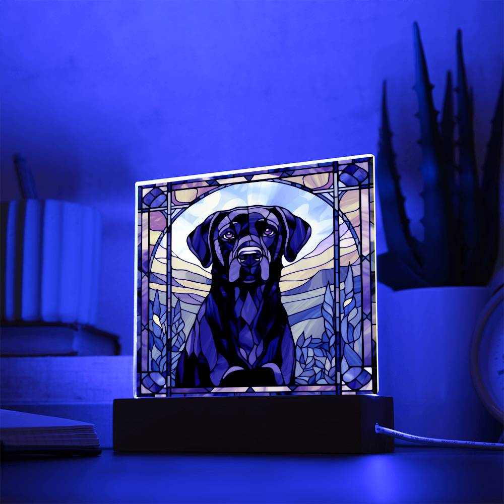 Black Lab Retriever Plaque