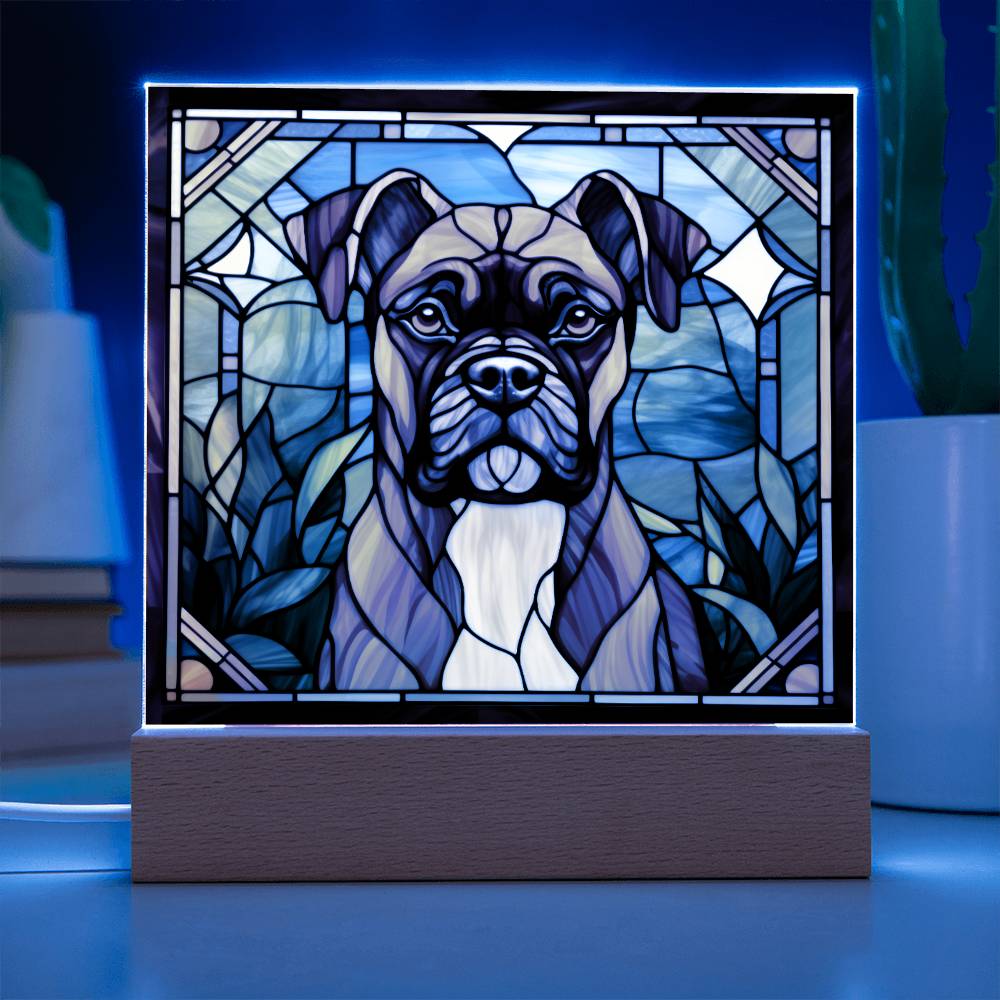 Boxer Acrylic Plaque